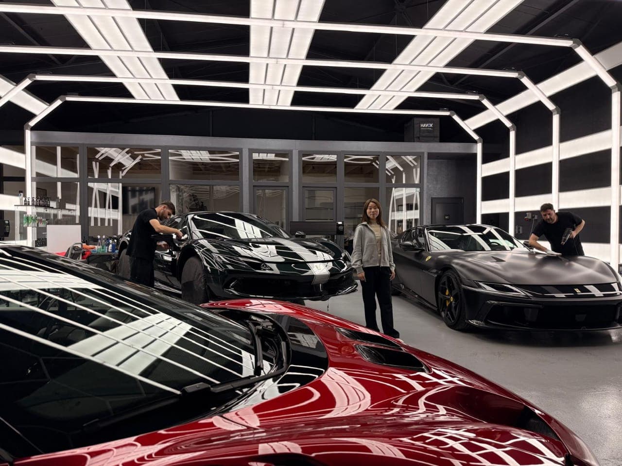 Premium car service garage